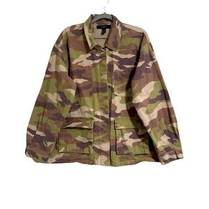 Women’s Forever 21 Camouflage Cargo Jacket